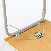 無印良品 スチールパイプテーブル ウォームグレー 折りたたみ式 良品計画