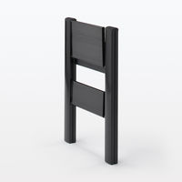 無印良品 アルミ 踏み台 ２段 ダークグレー 約幅４６×奥行５５×高さ６４ｃｍ 良品計画