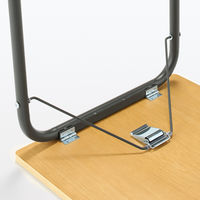 無印良品 スチールパイプテーブル ダークグレー 折りたたみ式 良品計画