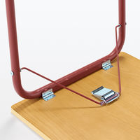 無印良品 スチールパイプテーブル エンジ 折りたたみ式 良品計画