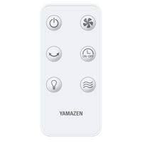 YAMAZEN 30cm 壁掛け扇風機 リモコン式 風量3段階 入・切タイマー YWX-E301(W) 1台