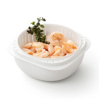 吉川国工業所 蒸気であたためる冷凍ごはん容器2個組　Ｇｙ ＬＢＫー21*2Ｐ_Ｇｙ 1セット