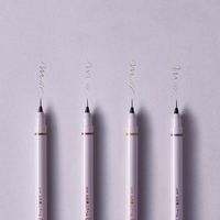 呉竹 くれ竹 お化粧ふでぺん 眉毛用 茶色 毛筆極細 KFE5-603P 1本（直送品）