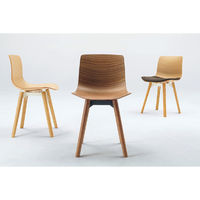 【軒先渡し】オリバー 木製チェア カフェチェア 板座 オーク S・CS-113A・OK・WS・LW 1脚（直送品）