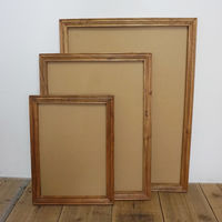 ポッシュリビング B2対応 ポスターフレーム W56.7×D2.2×H78cm アカシア/アクリル 麻紐付 41409 1個（直送品）