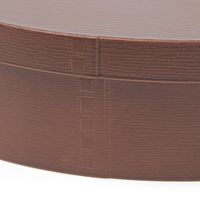 わっぱ風小判型ランチボックス ブラウン LAKOLE/ラコレ