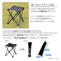 武田コーポレーション ライトスツール L ブラック LS21-L(BK) 1箱(12個入)（直送品）