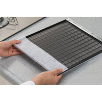 フィルたん 手もとで取付け レンジフードフィルター 深型用 厚手 約45cm×29.5cm 1セット（1個（6枚入）×5）東洋アルミエコープロダクツ