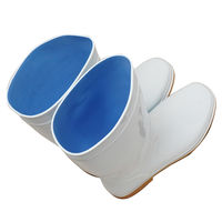 小野商事 PVC耐油長靴 先芯なし ホワイト 24.0cm WS3000 1足（直送品）