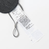 無印良品 綿混天竺携帯用アイマスク ダークグレー 約９．５×２０ｃｍ 良品計画