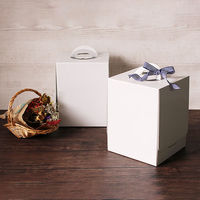 サガシキ 白無地 トールデコ箱6号 H300 4582673771617 1セット(10枚入)（直送品）