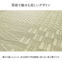 イケヒコ 市松紋 花ござ 2550×2550mm 1031360011902 1枚（直送品）