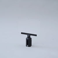 YAMAZEN ベルトパーティション用案内板A5 ブラックベース用 IBP-IBA5(BK) 1台（直送品）