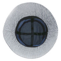 コジット 髪型ふんわりUVデニムハット ネイビー 1セット(96個)（直送品）