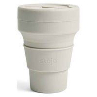 stojo タンブラー POCKET 355ml 持ち運び 蓋付き コーヒー 折りたためる OAT 422701 1個（直送品）