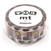 カモ井加工紙 マスキングテープ mt 駄菓子 チロルチョコパターン 15mm×3m 424860 1個（直送品）