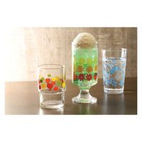東洋佐々木ガラス ステムグラス 285ml 昭和のプリントグラス ガラス ファニー 458854 1個（直送品）