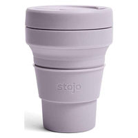 stojo タンブラー POCKET 355ml 持ち運び 蓋付き コーヒー 折りたためる LILAC 422700 1個（直送品）