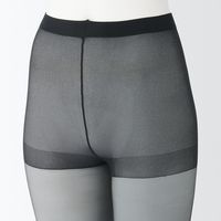 【レディース】無印良品 婦人 ソフトタイプ １７デニール ストッキング（３足組） 婦人Ｌ 黒 良品計画