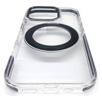 エアージェイ iphone16pro用 Magsafe対応スタンドリング付背面ケース BK AC-P24P-CMR 1個（直送品）