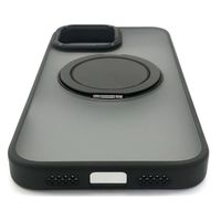 エアージェイ iphone16promax用 スタンドリング付背面ケース BK AC-P24PX-MRS 1個（直送品）