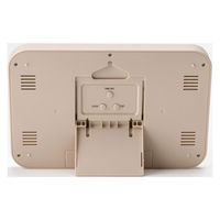 アデッソ 革風 電波クロック FLC-05IV 1台（直送品）