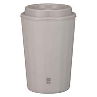 シービージャパン コンビニカップ フタ付き M GOMUG QAHWA 保温 保冷 ステンレス アイボリー 469551 1個（直送品）