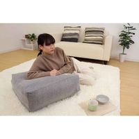 サンベルム 布団収納袋 ふとんクッションカバー 防ダニ 掛け布団シングルサイズ グレー 418945 1個（直送品）