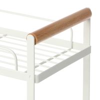 キッチンラック 2段 HOUSEHOLD GOODS ウッド×ホワイト studio CLIP