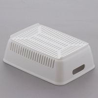 ベストコ 抗菌 抗ウイルス 保存容器 レンジ容器 800ml ホワイト MA-3218 ザルパック 4988562000330 1セット(1個×3)