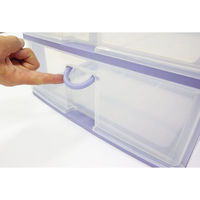 サンコープラスチック 引き出しケース エルピス AF-403 ストーンブルー 4973230177650 1個