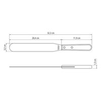TRAMONTINA ベイカースパチュラ8インチ ダーク 21161/198 1本（直送品）