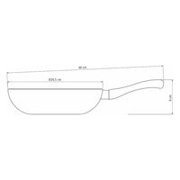 TRAMONTINA パリス ディープフライパン 24cm 28509/624 1本（直送品）