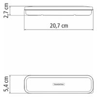 TRAMONTINA バイミー オールステンレステーブルウェア 3点セット ケース付き 青 61229/000 1セット（直送品）
