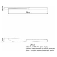 TRAMONTINA テーブルナイフ 63965/030 1本（直送品）