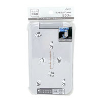 オーエスケー 弁当箱 ランチボックス 550ml 仕切付 ぱんだ PCー550D 1個