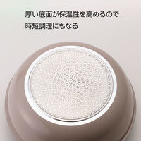 【アウトレット】貝印 フライパン 深型 炒め鍋 24cm IH ガス火対応 ベージュグレー 000DW9013 1個