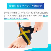 メディエイド しっかりガード足首 テーピングプラス フリー 496101 日本シグマックス　足首サポーター