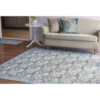 川島織物セルコン モリスデザインスタジオ ゴールデンリリーマイナー 2000×2400mm ブルー KF1703A_44B 1枚（直送品）