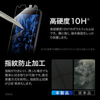 らくらくスマートフォン F-53E ガラスフィルム スタンダードサイズ 高感度0.2mm ブルーライトカット（直送品）