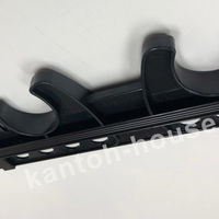 竿掛け テラス・ベランダ用 吊り下げ式 洗濯物干し 1セット2本入り ブラック kantoh-house-NSBK 1セット(2本入)（直送品）