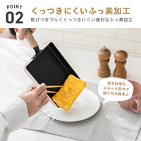武田コーポレーション IH対応ふっ素玉子焼きフライパン GR IHFTF13GR 1箱(10個入)（直送品）