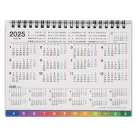 高橋書店 【2025年4月版】エコカレンダー卓上 B6 月曜始まり カラーインデックス付 T152 1冊（直送品）