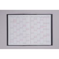 高橋書店 【2025年4月版】デスクダイアリー A5 片側1週間+ノート 月曜始まり 紺 915 1冊（直送品）