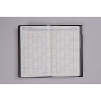 高橋書店 【2025年4月版】ニューダイアリーアルファ1 手帳判 片側1週間+ノート月曜始まり 黒 814 1冊（直送品）