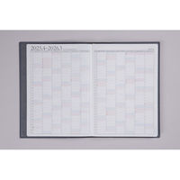 高橋書店 【2025年4月版】デスクダイアリーカジュアル3 A5 バーチカル 月曜始まり ブルー 963 1冊（直送品）