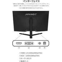 JAPANNEXT 31.5インチ 液晶ディスプレイ(/IPS/HDMI/VGA) JN-IPS315F-HSP 1台