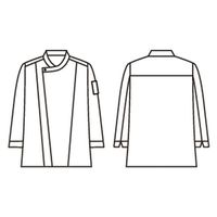 住商モンブラン コックコート 兼用 長袖 グレー LL 6-1056 1枚（直送品）