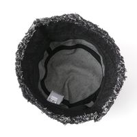 フリンジデニムハット ブラック LAKOLE/ラコレ