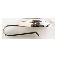 日本紐釦貿易 日本紐釦貿易(Nippon Chuko) ゴルフマーカー シルバー 本体&プレート1セット A8-23 1セット(3袋)（直送品）